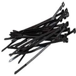 Amarra Plastica Negra 40cmx50un