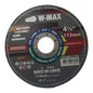 Disco de Corte Metal W-MAX 115mm x 1.6mm