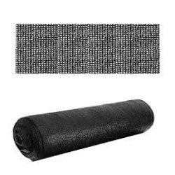 Malla Raschel Negra 80% Rollo 2,1m